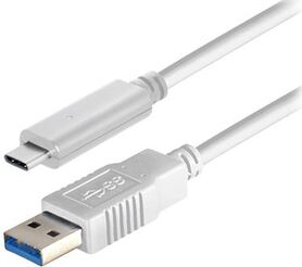 Transmedia USB type C plug USB 3.1 type A plug 1 0 m