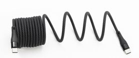 Transmedia Magnetic cable USB type C with E Marker chip 1m