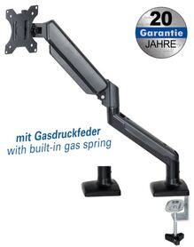 Transmedia Full motion desk stand with gas spring