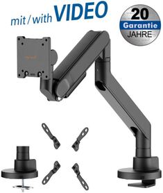 Transmedia Movable Desk bracket for large monitors 24 57