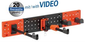 Transmedia Bike wall mount vertical horizontal Tire width up to 45 mm load up to 30 kg