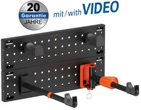 Transmedia Bike wall mount vertical horizontal Tire width up to 45 mm load up to 30 kg