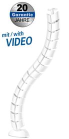 Transmedia Flexible Cable Management White
