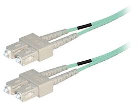 Transmedia Fibre optic MM OM4 Duplex Patch cable SC SC 1m