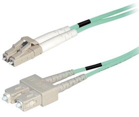 Transmedia Fibre optic MM OM4 Duplex Patch cable LC SC 10m