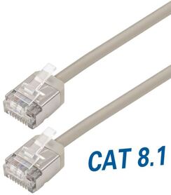 Transmedia Cat8.1 Thin flexible U FTP patch cable, 5m