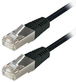 Transmedia S FTP Cat5E Patch Cable 1 25m Black