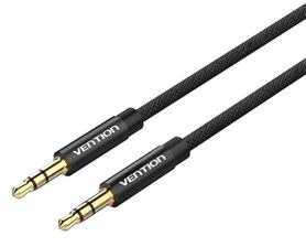 Vention Fabric Braided 3.5mm Male to Male Audio Cable 1m Black