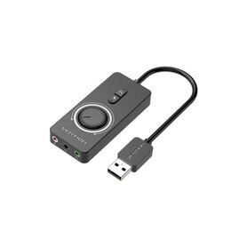 Vention USB 2.0 External Stereo Sound Adapter with Volume Control 0.5m