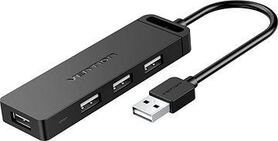 Vention 4 Port USB 2.0 Hub With Power Supply 0.15M Black