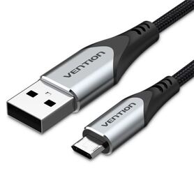 Vention USB 2.0 A Male to Micro B Male Cable 1 5M Gray