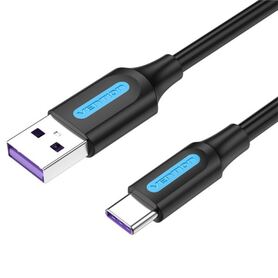 Vention USB 2.0 A Male to C Male 5A Cable 1M Black