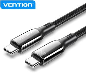 Vention Cotton Braided USB 2.0 C Male to C Male 5A Cable 1 2m Black