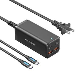 Vention 4 Port USB (C C A A) GaN Charger (100W 100W 18W 18W)
