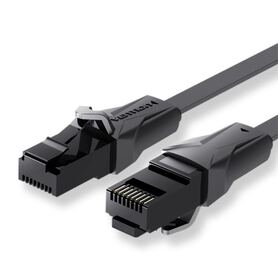 Vention Flat CAT6 UTP Patch Cord Cable 10M Black