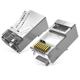 Vention Cat.6A FTP RJ45 Modular Plug 100 Pack