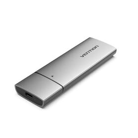 Vention M.2 SATA SSD Enclosure (USB 3.1 Gen 2 C) Gray Aluminum Alloy Type