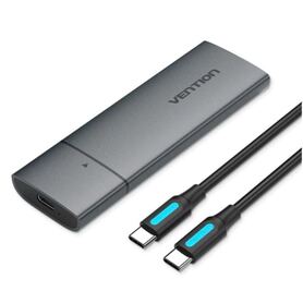 Vention M.2 NVMe SSD Enclosure (USB 3.1 Gen 2 C) Gray