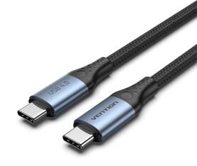 Vention Cotton Braided USB 4.0 C Male to C Male 5A Cable 1m