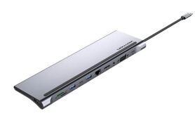 Vention Multi function USB C to HDMI VGA USB C Gen 1 USB 3.0x2 USB 2.0 RJ45 SD TF TRRS 3.5mm PD Docking Station 0 25m