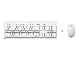 HP 230 Wrls Mouse + Keyboard Combo WHT