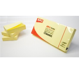 Blok Apli samoljepljivi 40x50mm 3/1 boja žuta 100L 10977