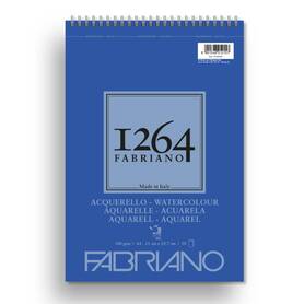 Blok Fabriano 1264 watercolour 21x29 7 (A4) 300g 30L spiralni top side 19100649