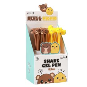 Kemijska olovka iTotal fleksibilna Cute animals medo+pilić 24/1 XL1164I
