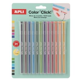 Refil za olovke u boji Apli Color Click 24/1 blister 20548
