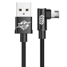 Baseus MVP Elbow Cable USB to micro USB 2A 1m Black