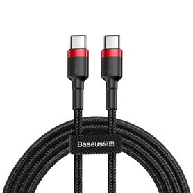 Baseus Cafule Cable USB C PD 2.0 QC 3.0 60W 2m (Black+Red)