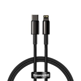 Baseus Tungsten Gold Cable Type C to iP PD 20W 2m (black)