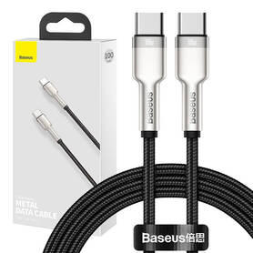 Cable USB C to USB C Baseus Cafule 100W 1m (black)