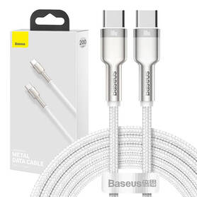 Cable USB C to USB C Baseus Cafule 100W 2m (white)