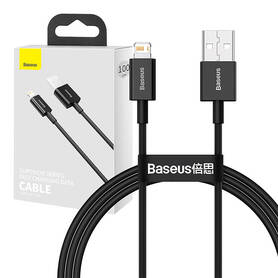 Baseus Superior Series Cable USB to iP 2.4A 1m (black)