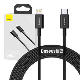 Baseus Superior Series Cable USB C to iP 20W PD 2m (black)