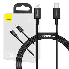 Baseus Superior Series Cable USB C to iP 20W PD 1m (black)