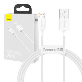 Baseus Superior Series Cable USB to Lightning 2.4A 1m (white)