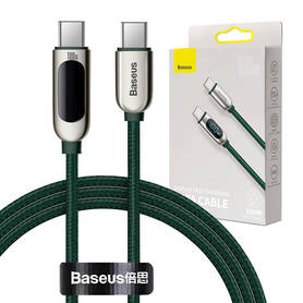 Baseus Display Cable USB C to USB C 100W 1m (green)