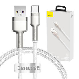 USB cable for USB C Baseus Cafule 66W 1m (white)