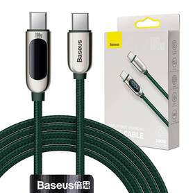 Cable USB C to USB C Baseus Display 100W 2m (green)