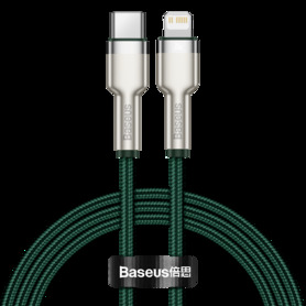 USB C cable for Lightning Baseus Cafule PD 20W 1m (green)