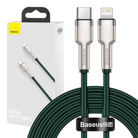 Baseus USB C cable for Lightning 2m (green)