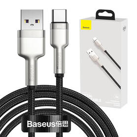 USB cable for USB C Baseus Cafule 66W 2m (black)