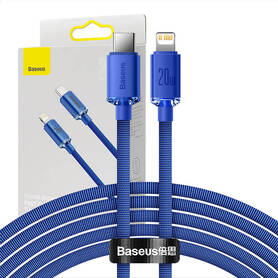 Baseus Crystal Shine cable USB C to Lightning 20W PD 2m (blue)