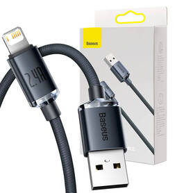 Baseus Crystal Shine cable USB to Lightning 2.4A 2m (black)