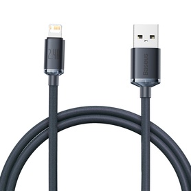 Baseus Crystal Shine cable USB to Lightning 2.4A 1.2m (black)