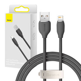 Baseus Jelly cable USB to Lightning 2 4A 1 2m (black)