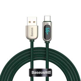 Baseus Display Cable USB to Type C 66W 2m (green)