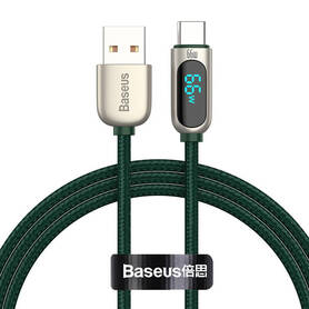 Baseus Display Cable USB to Type C 66W 1m (green)